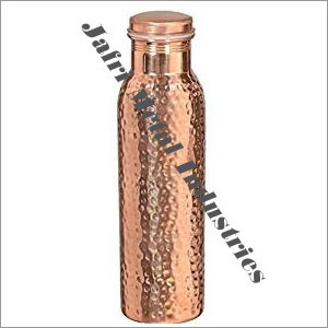 Hammered Jointless Copper Bottles