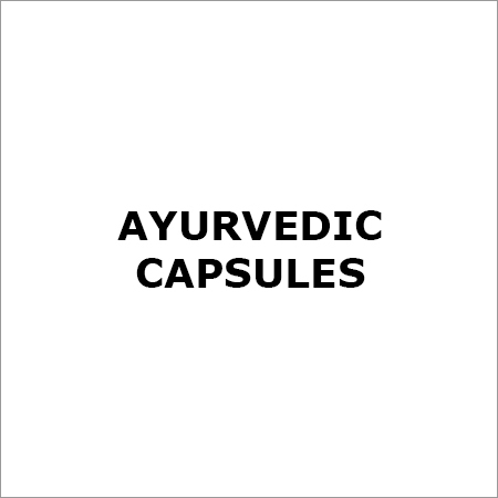 Ayurvedic Medical Capsules