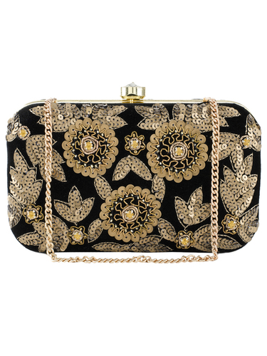 Sequins And Glass Jasmine Black