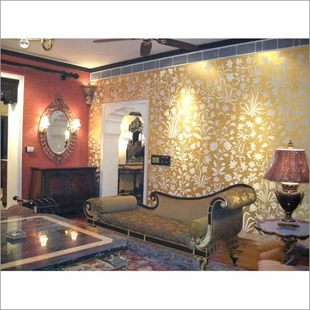 Gold Leaf and Wall Painting