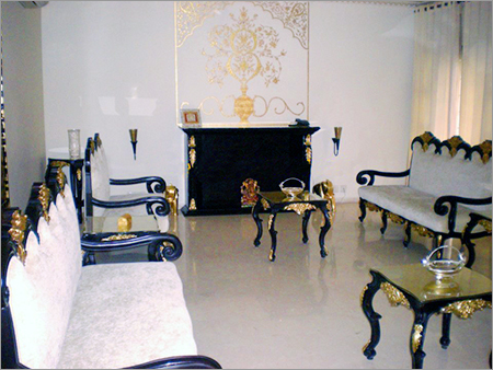 Gold Leaf and Wall Painting