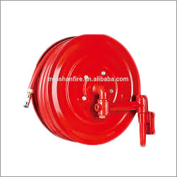 Hose Reel - Steel, 500mm Diameter, 25mmx30m Hose | High Pressure, Fire Safety, Wall Mount, Quick Deployment