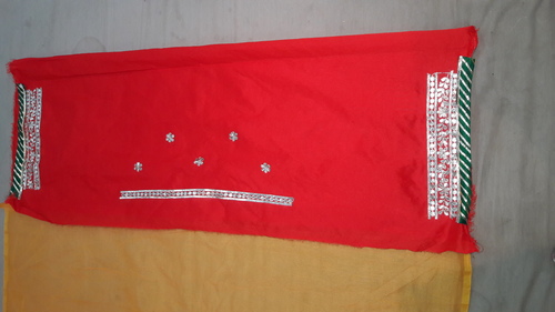 Pure Red Net Saree with Work Pure Red Net Saree with Work