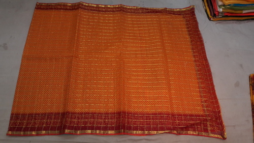 Zari Work Kota Doria Saree Zari Work Kota Doria Saree