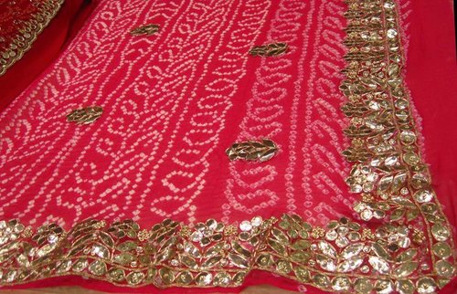 Sarees with gota work