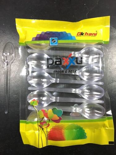 Paxxu- Plastic Transparent Spoon