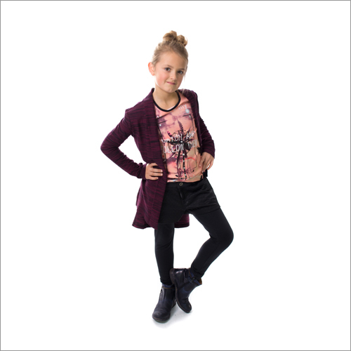 Girls Garment - Cotton Blend, Size 6-12, Burgundy | Stylish Design, Soft Fabric, Comfortable Fit, Durable Wear