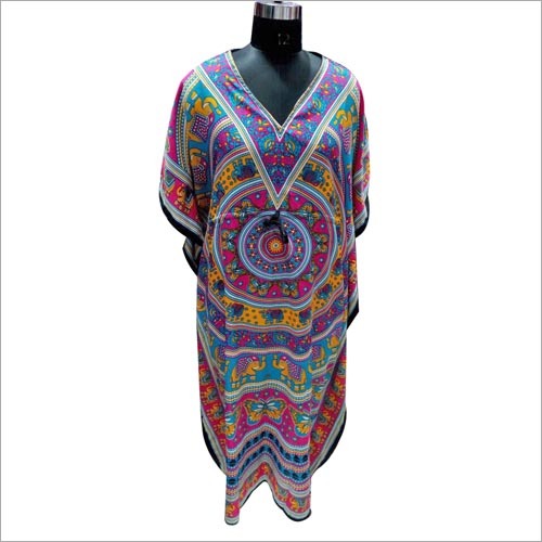 Ethnic Kurti - Cotton Size M/L/XL Multicolor | Full Sleeves Embroidered Design for All Seasons
