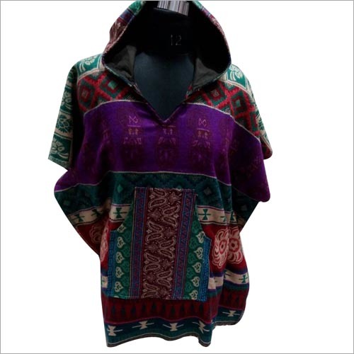 Multi Color Poncho