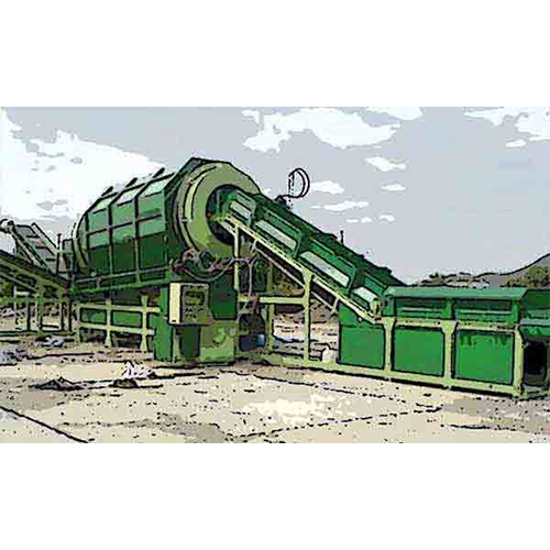 Semi-automatic Msw Compost Plant