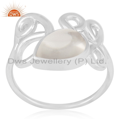 Crystal Quartz Sterling Silver Gemstone Ring