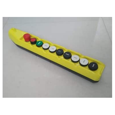Yellow Push Button Pendant Station 8+2 = Single Raw