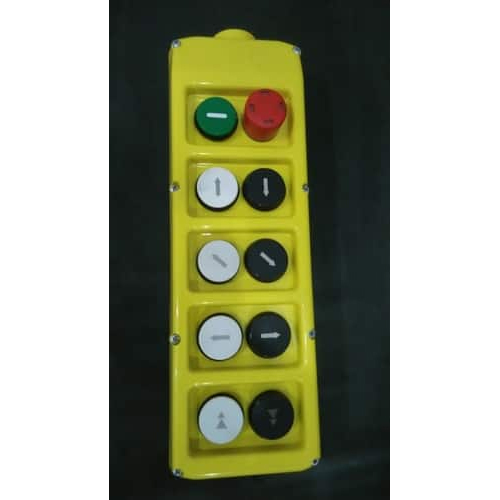 Yellow Push Button Pendant Station 8+2 = Double Raw