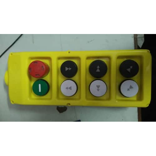 Yellow Push Button Pendant Station 6+2