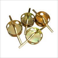 Fan Hook Box - Ms Steel, 20mm Thickness, Gold & Aluminium Paint Finishing | Crack Resistant, Sharp Design, Extended Lifespan