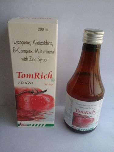 Lycopene B -Complex Antioxident Multivitamin C Zinc Syrup