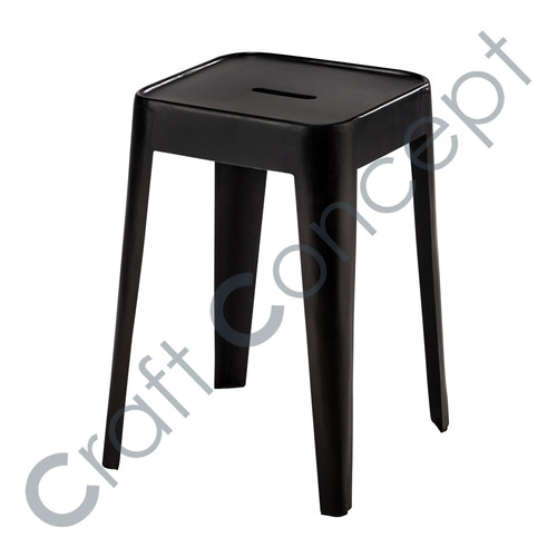Black Metal Stool No Assembly Required
