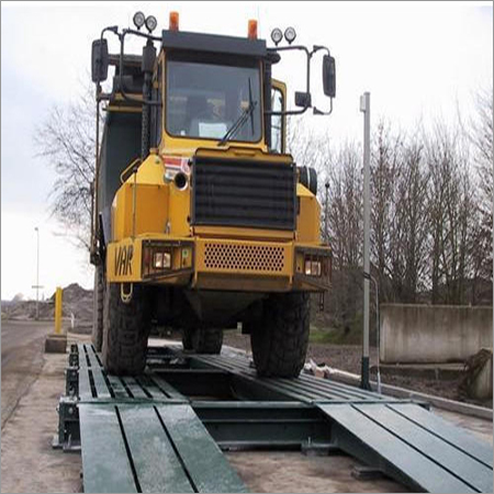 Mild Steel मोबाइल Weighbridge