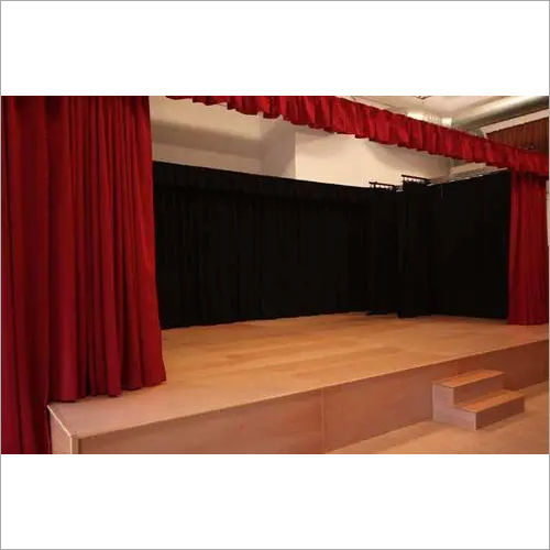 Red Stage Curtain System