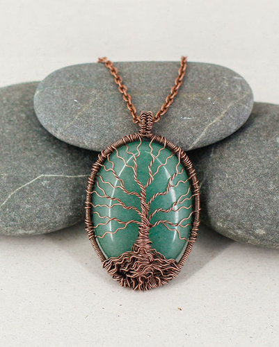 Tree of Life Wire Wrapped Pendant