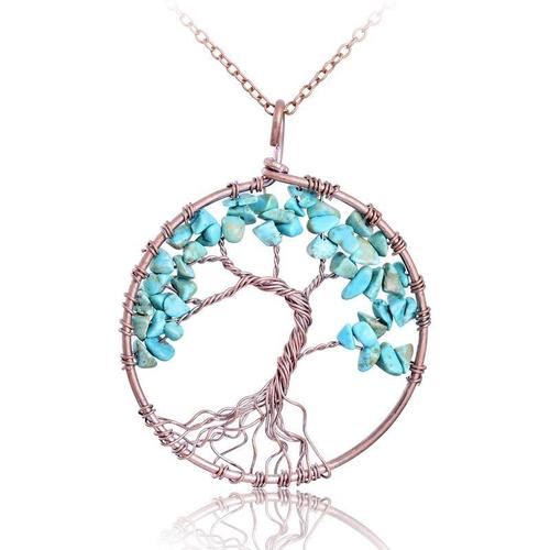 7 Chakra Tree Of Life Pendant