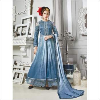 Ladies Modern Silk Suit