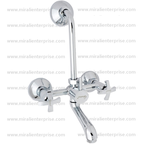 2in1 Brass Wall Mixer | Libra