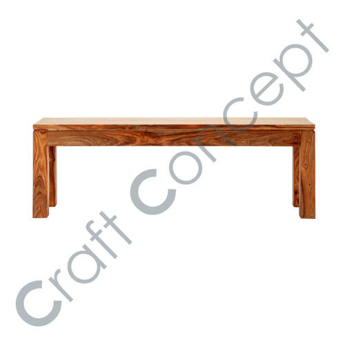 Solid Sheesham Bench No Assembly Required