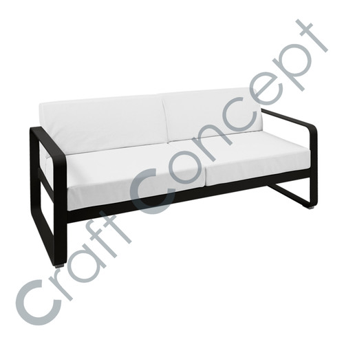 White Fabric Sofa Bench No Assembly Required