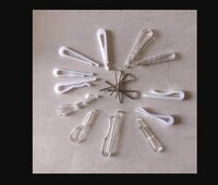 Packing Plastic Clips - Plastic Material, Square Shape, Blue And Green Colors | Versatile Clip Solutions For Secure Packing