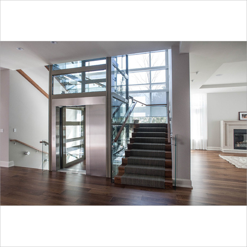 MS Structures For Lifts - Steel and Glass, Variable Dimensions, Electric 0.6m/s Speed | Space Saving, Quiet Running, Energy Efficient, Multiple Safety Features