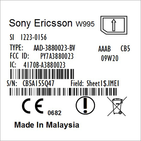 Custom Barcode Labels