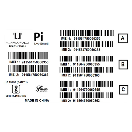 Mobile IMEI Barcode Stickers