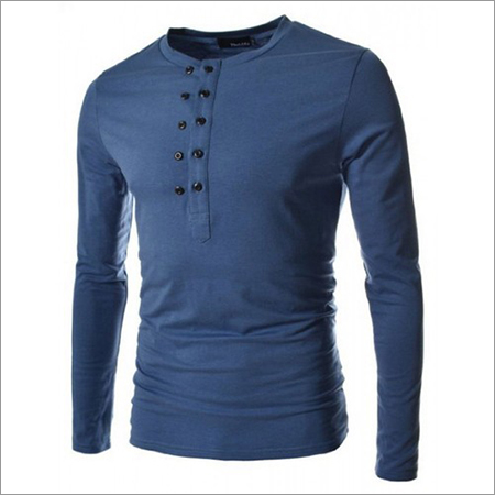 Mens Round Neck Full Sleeves T-Shirt