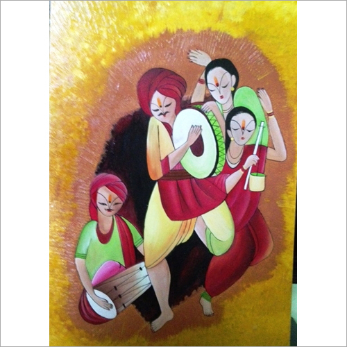 Oil Painting - Alluring Color Clay on Medium Density Fiber Sheet | Various Frame Colors, Resistant to Fading and Blistering, Unique Gift Option