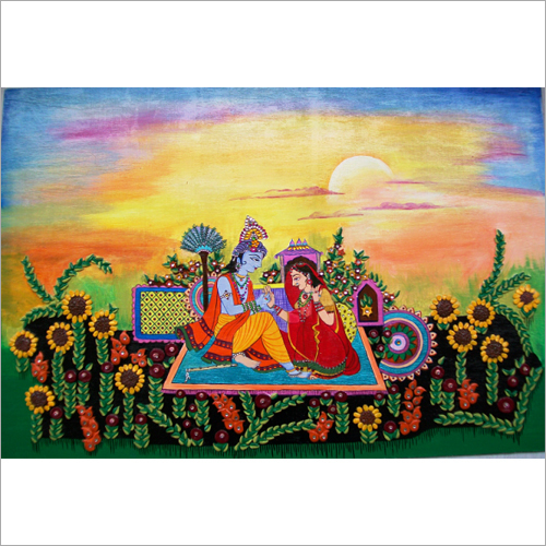 Radha Krishna Love Painting