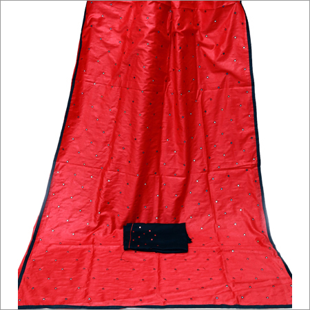 Ladies Printed Tussar Silk Saree