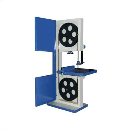 Green And Blue Heavy Duty Vertical Band Saw Machine