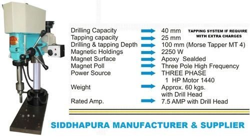 Megnetic Pillar Drill Machine