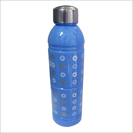 Sky Blue Plastic Pet Bottle
