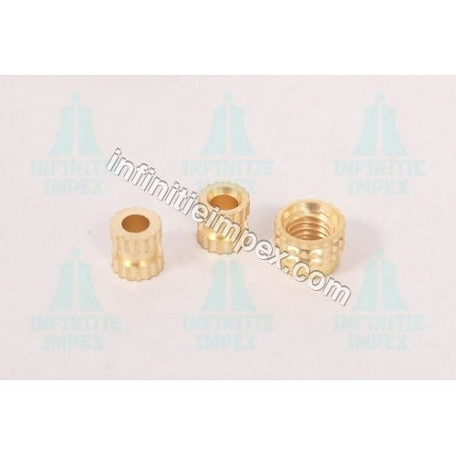 Brass Straight Knurling Inserts Nut