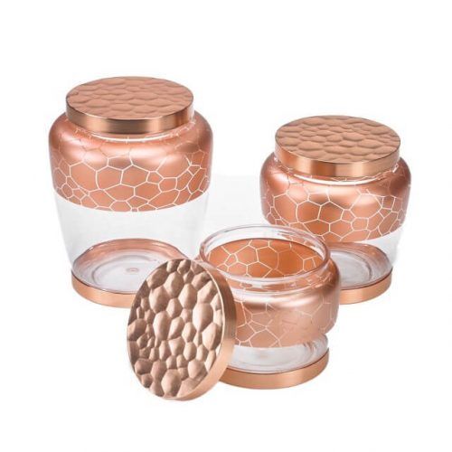 Rose Gold / Silver / Gold Dy-34-b Canister