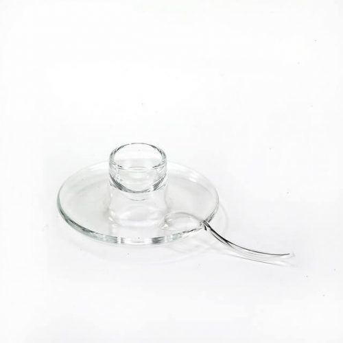 Transparent Eg-09 Egg Plate With Spoon Set