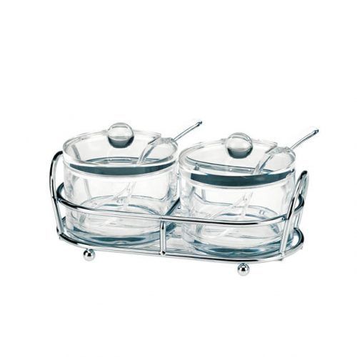 Transparent Jam Jar Set