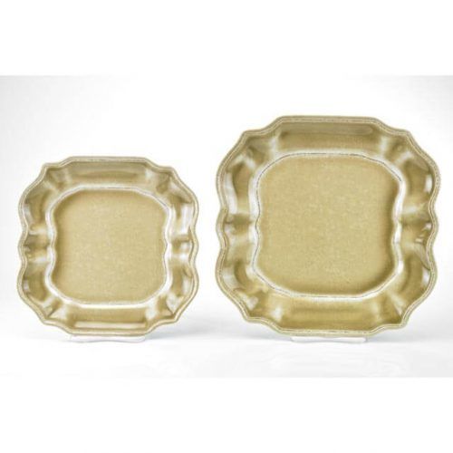 Gold Mm-Vf06 Square Salad And Dinner Plate