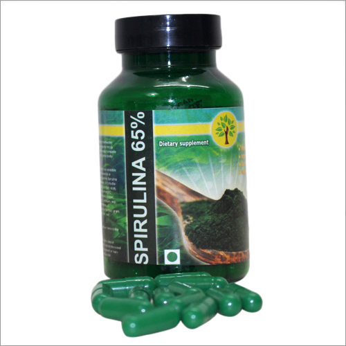 Herbal capsules spirulina