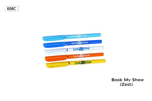 Sky Blue And White Corporate Ball Pen