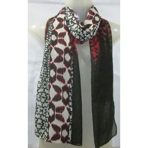 Poly Voile Printed Scarve