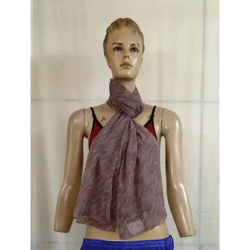 As Per Sample Poly Voile Printed Scarve