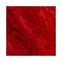 Cotton Velour Fabric - 100% Cotton Material, Red Color | Soft, Smooth, Lightweight, No Shrinkage, Plain Pattern